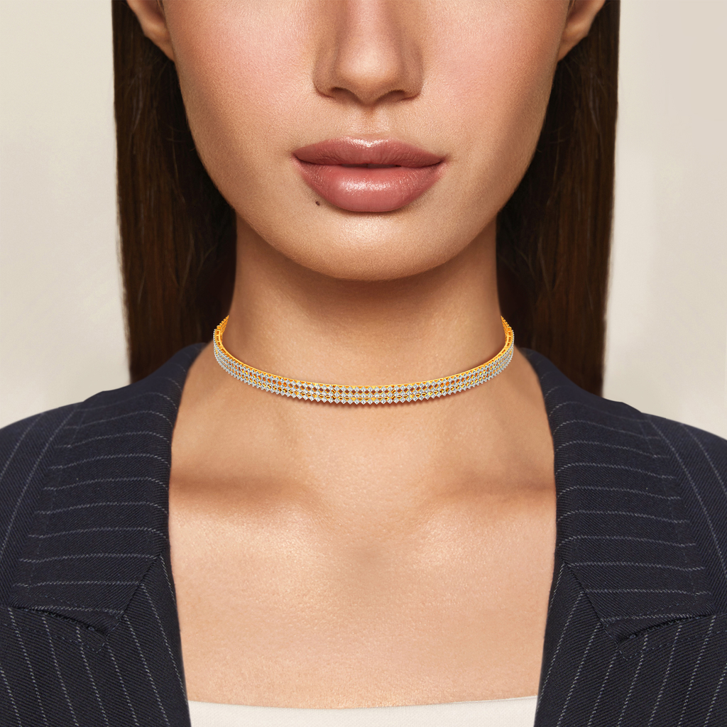Tartan Obsessed Diamond Necklaces