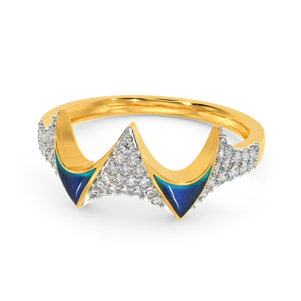 Alien Atomy Diamond Rings alternate view 2