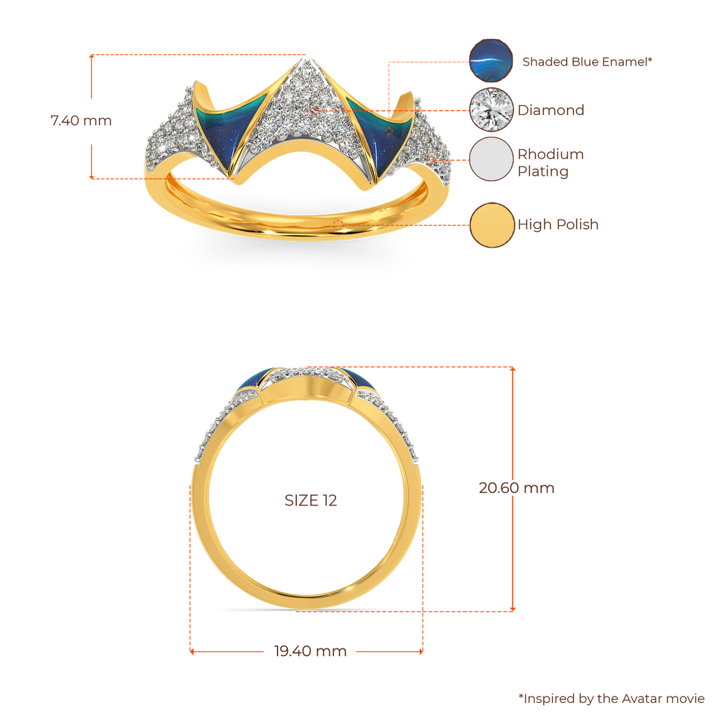 Alien Atomy Diamond Rings image