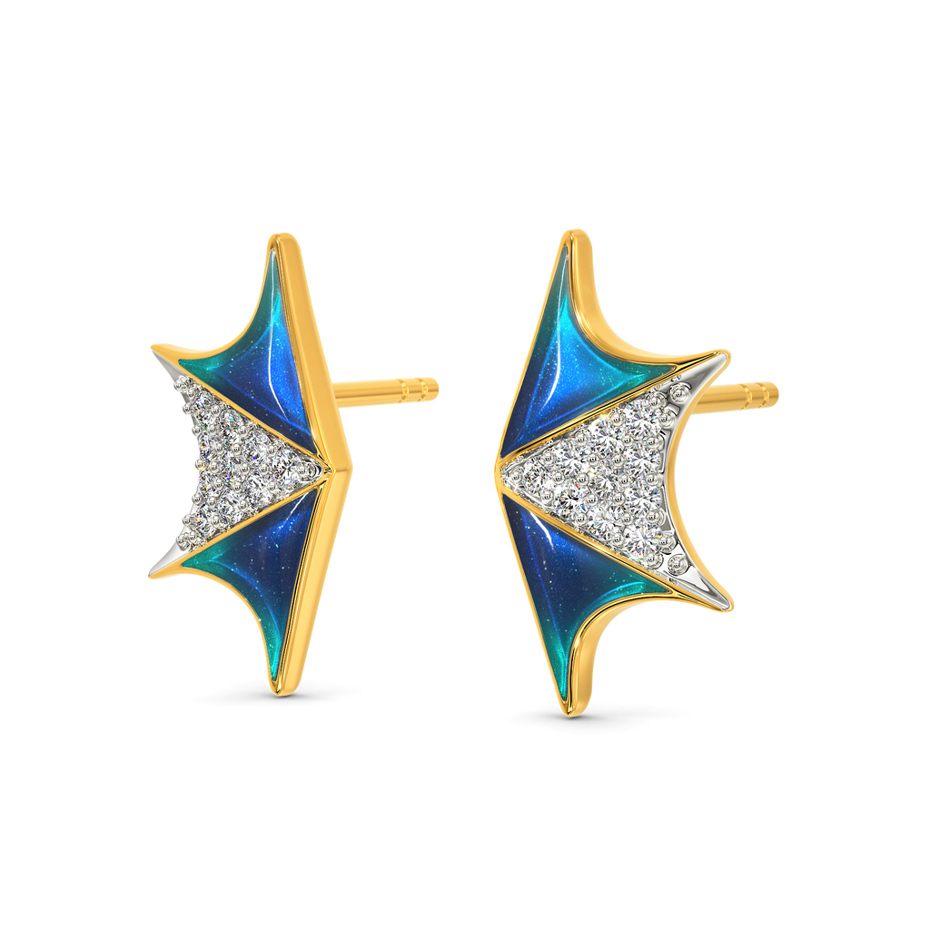 Alien Atomy Diamond Earrings