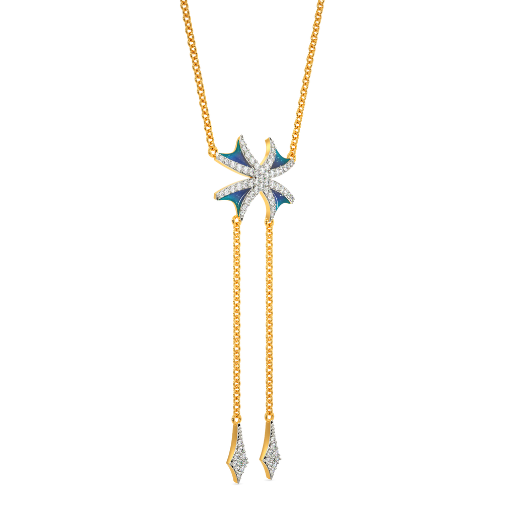 Dream In Blue Diamond Necklaces