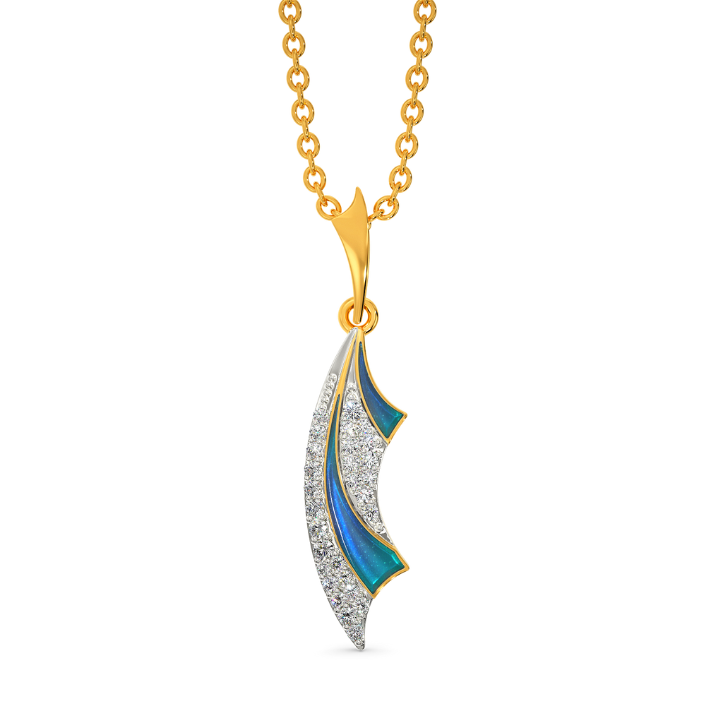 Blue Dreams Diamond Pendants