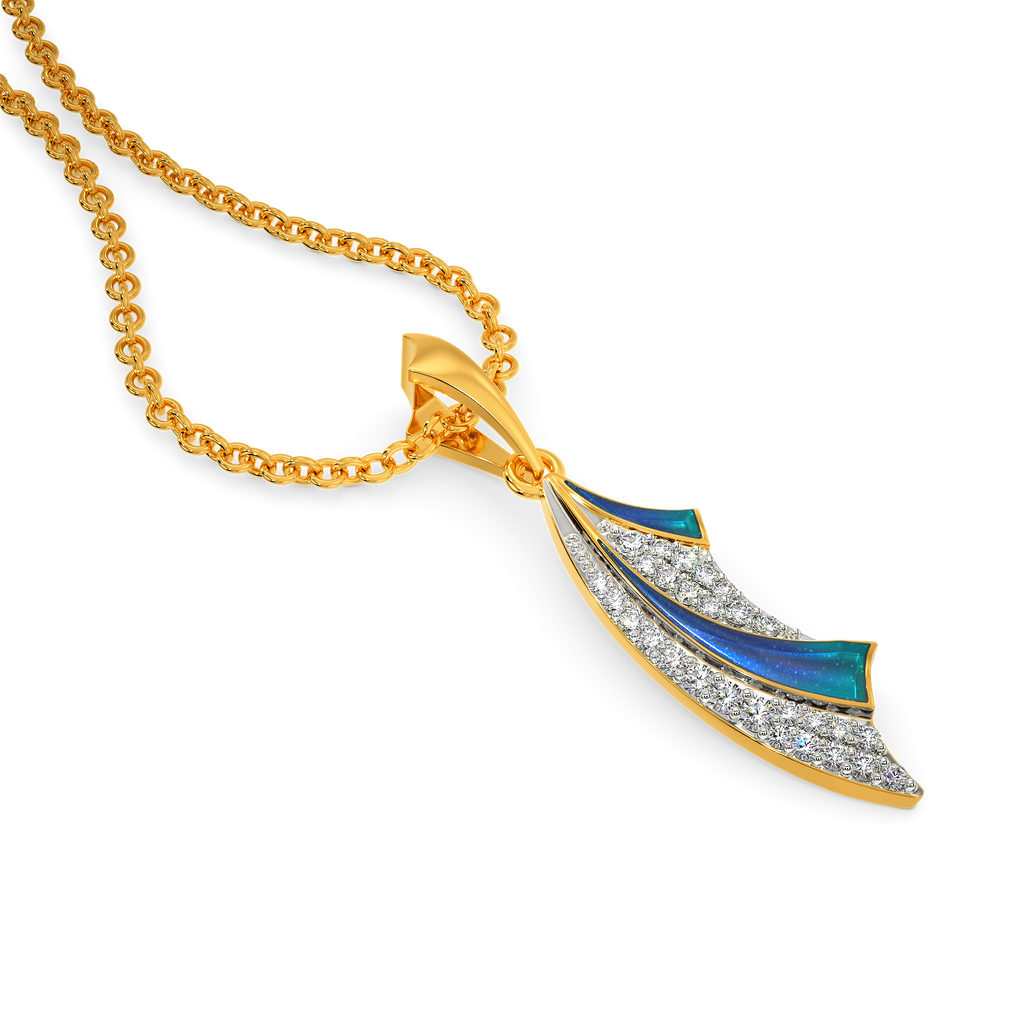 Blue Dreams Diamond Pendants