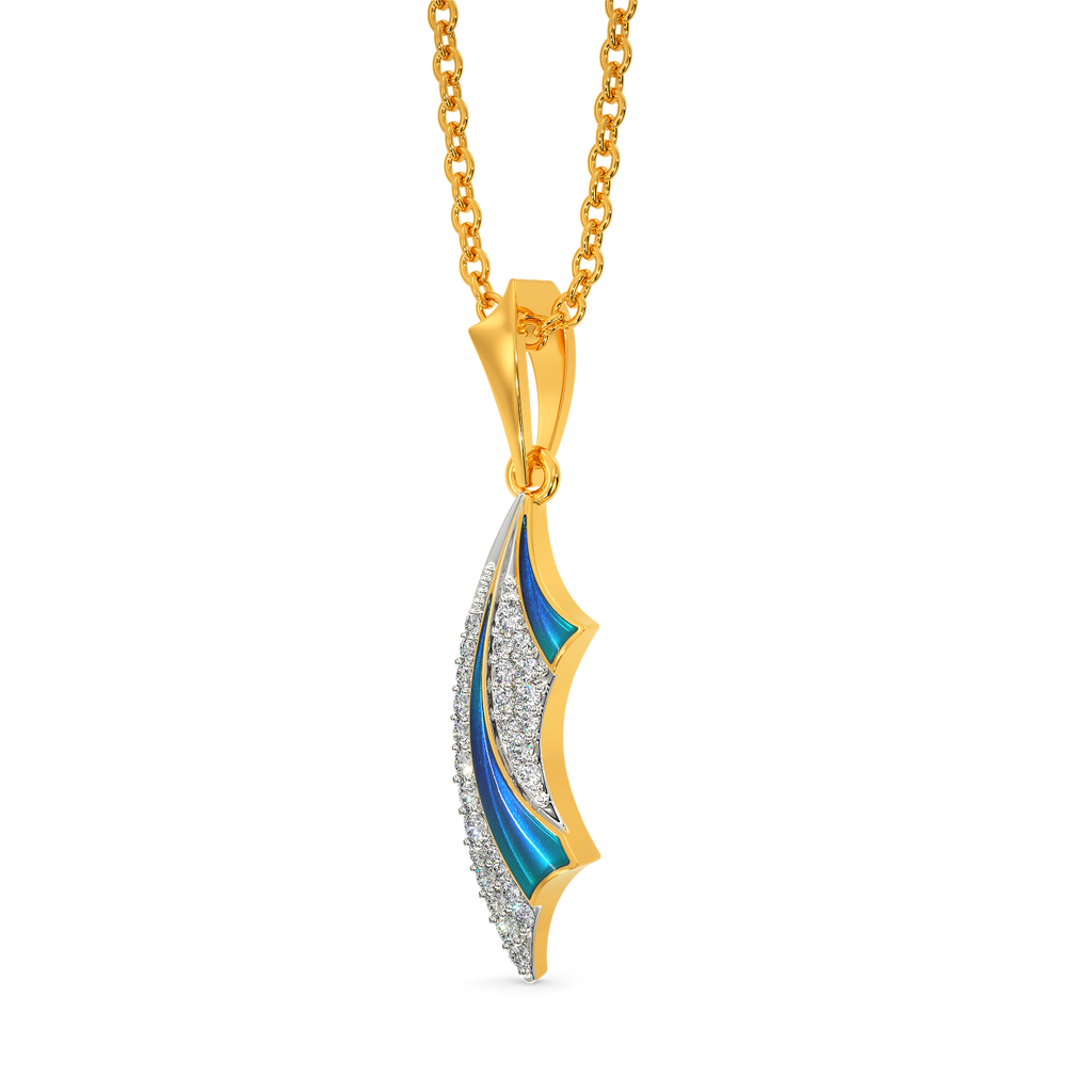 Blue Dreams Diamond Pendants