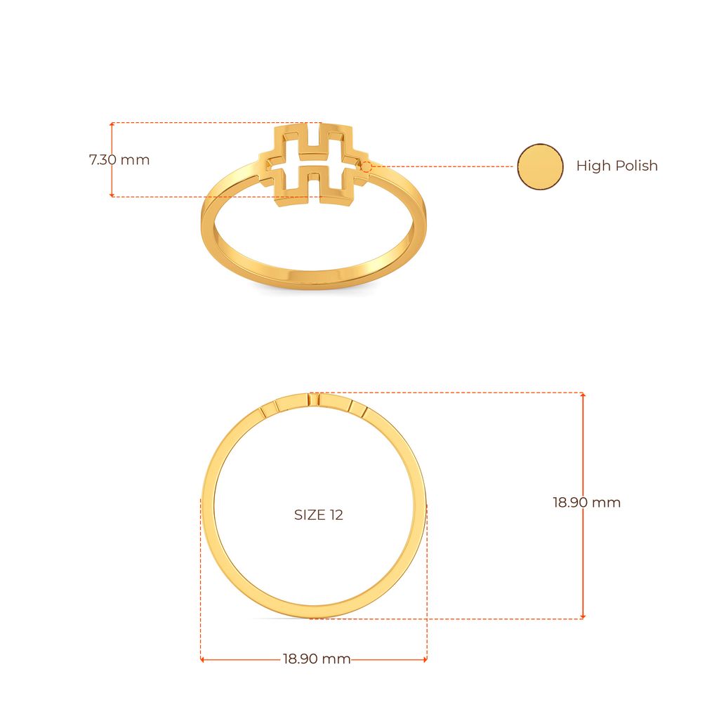 Parade Puzzle Gold Rings image