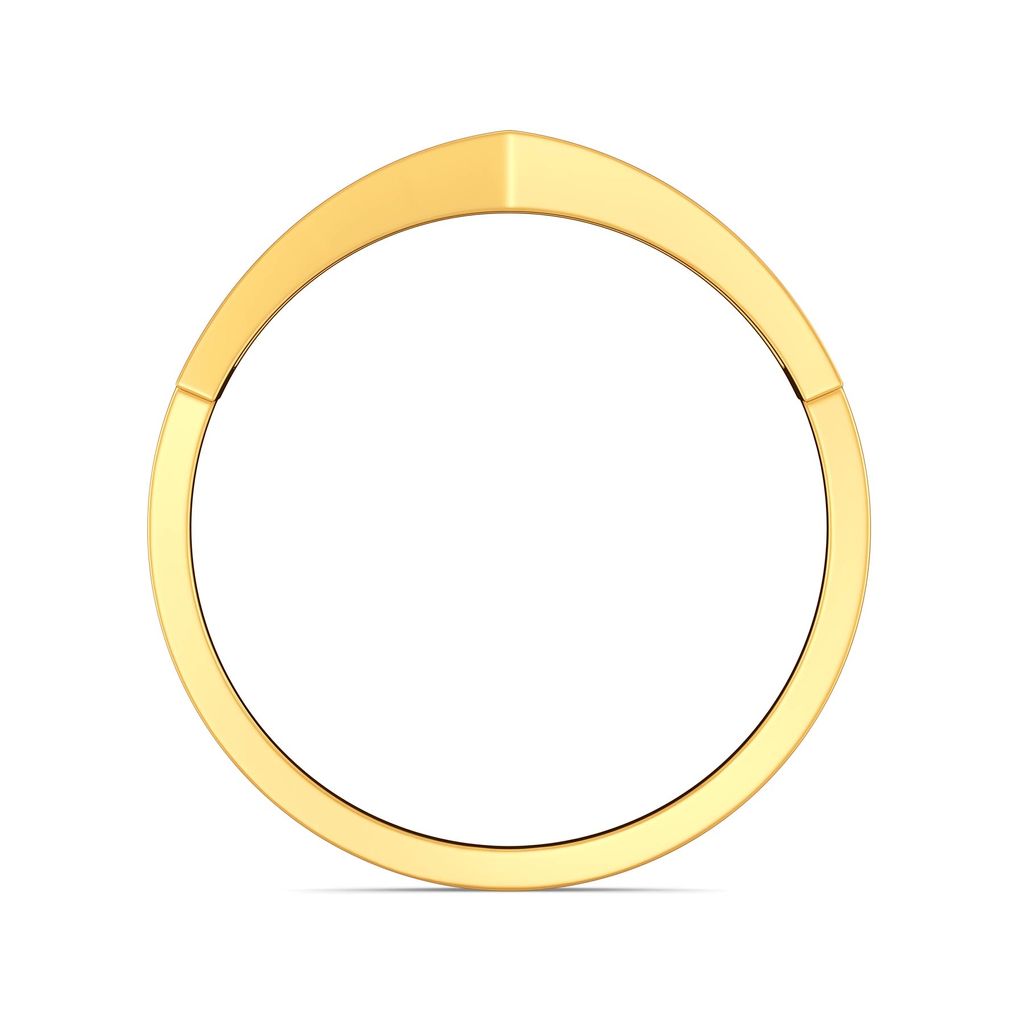 Fancy Folds Gold Rings image