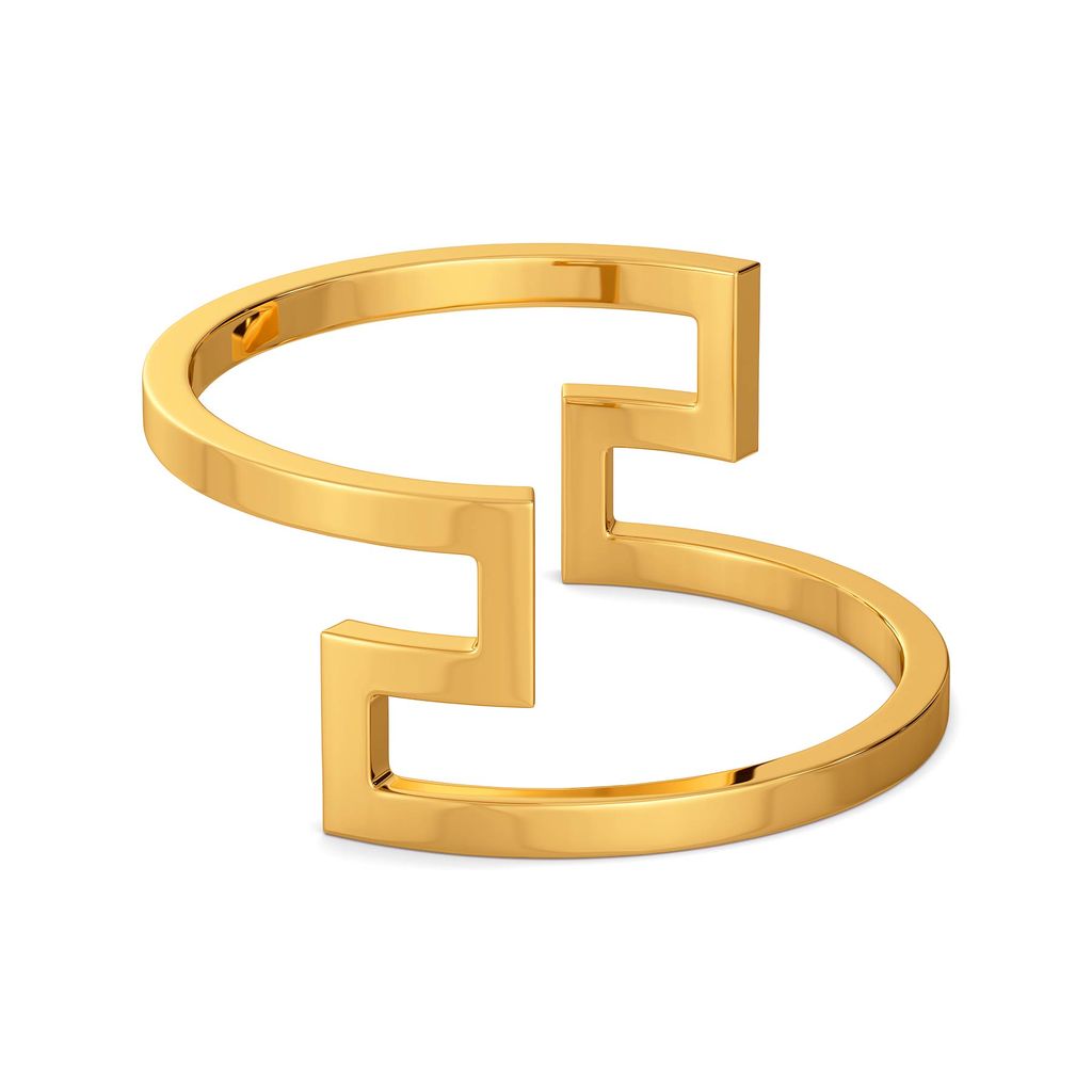 Curly Twirly Gold Rings image
