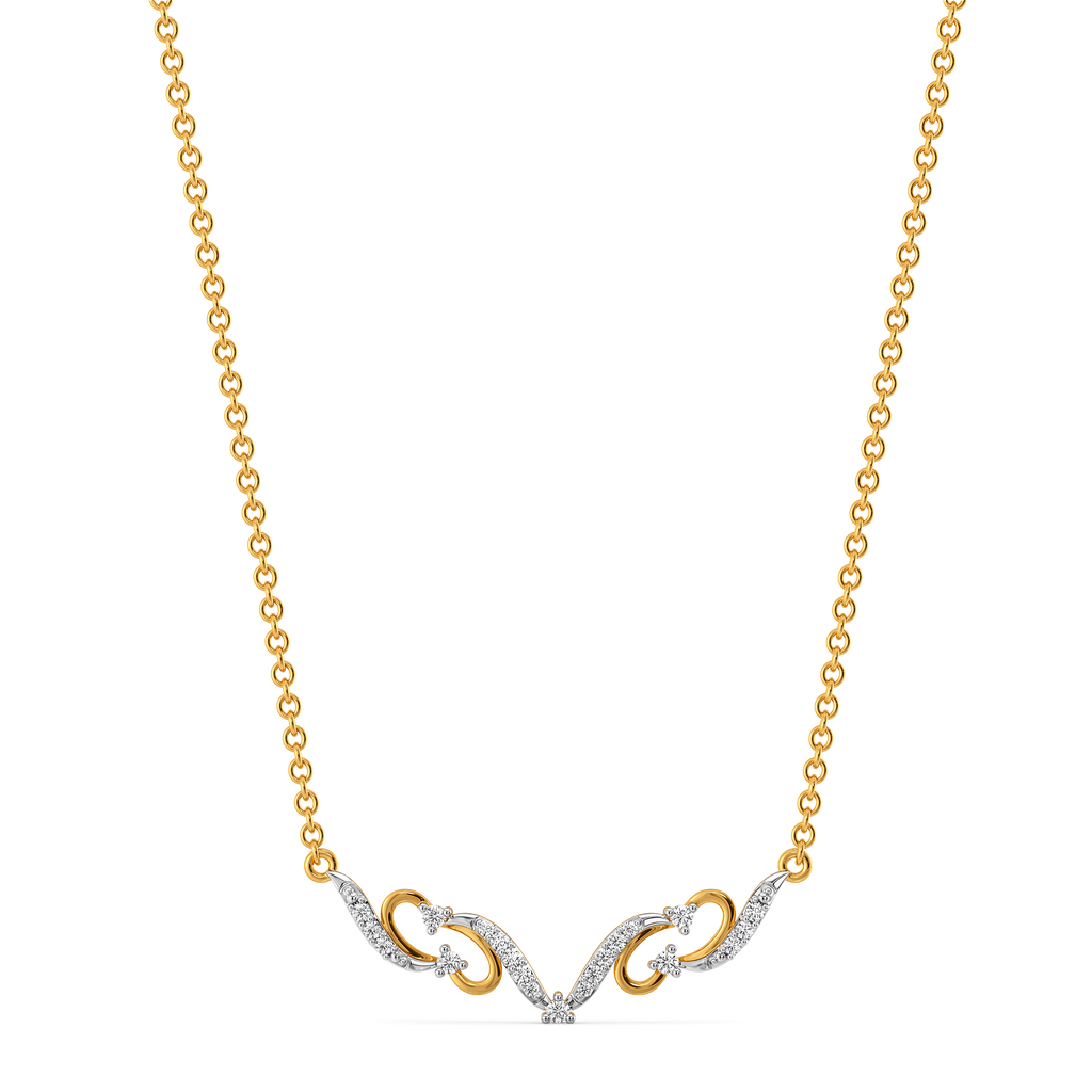 Offbeat Balance Diamond Necklaces
