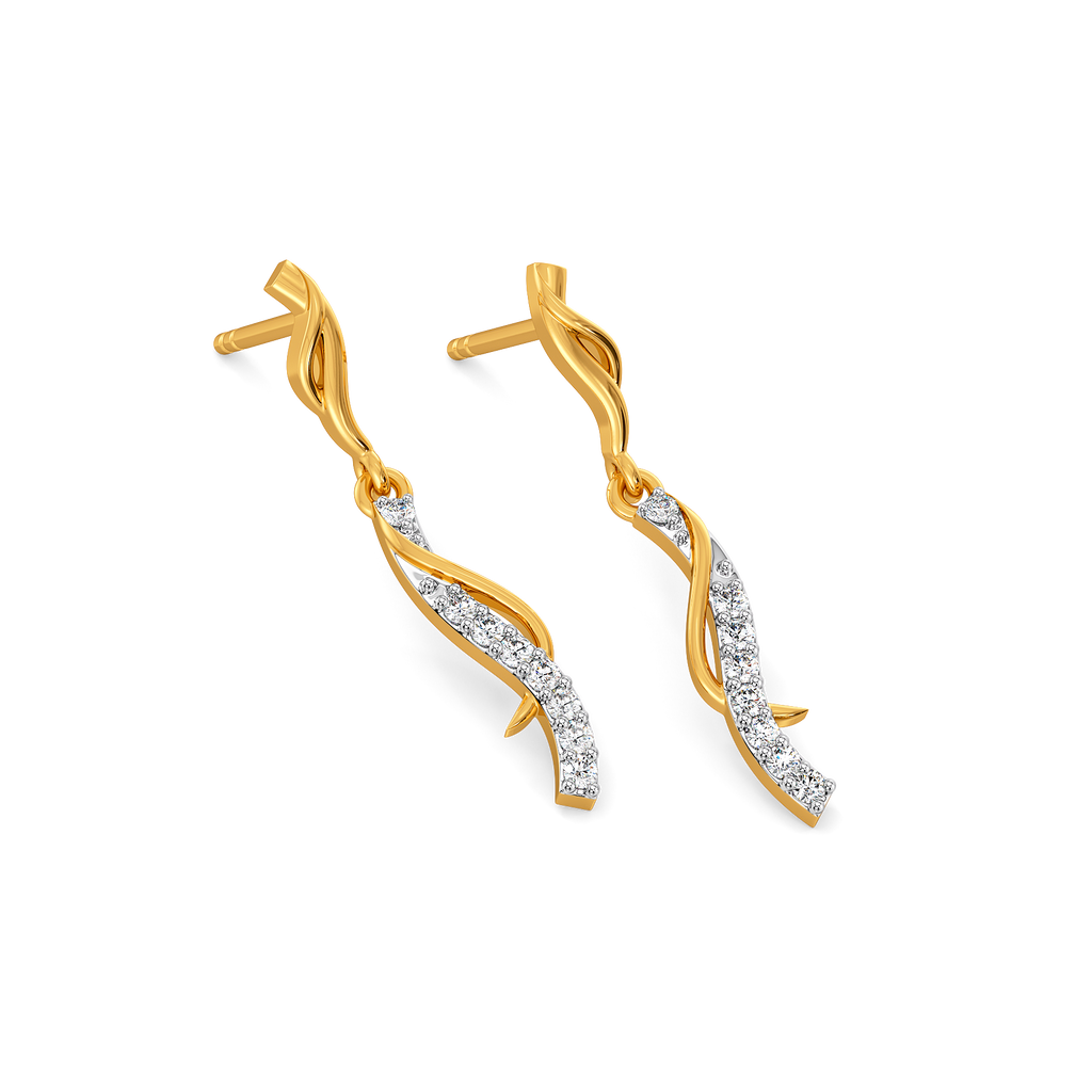 Unevenly Chic Diamond Earrings