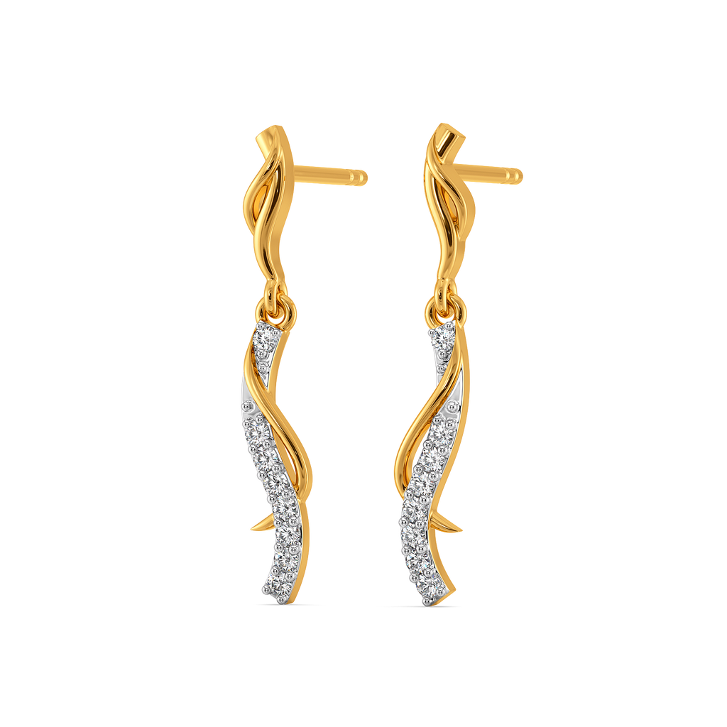 Unevenly Chic Diamond Earrings