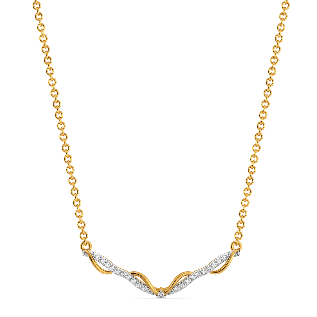 Unevenly Chic Diamond Necklaces