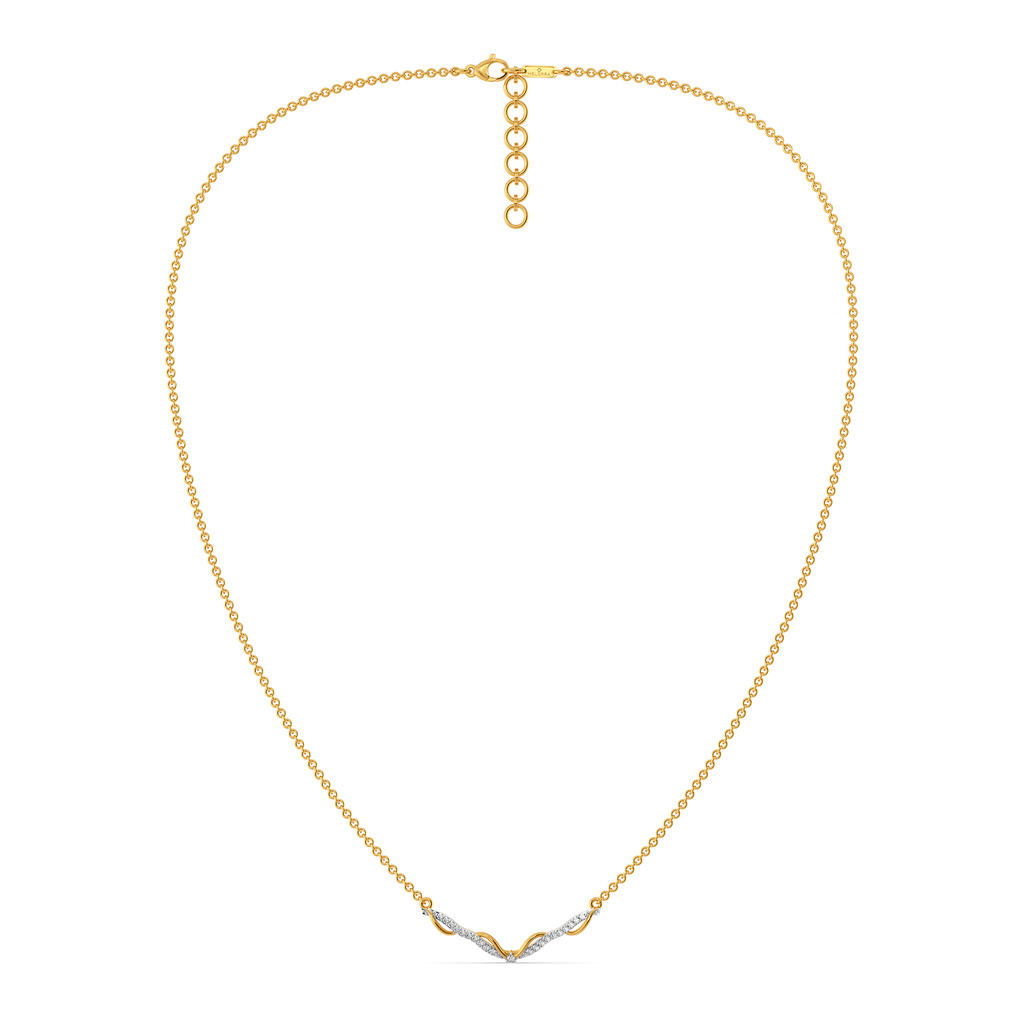 Unevenly Chic Diamond Necklaces