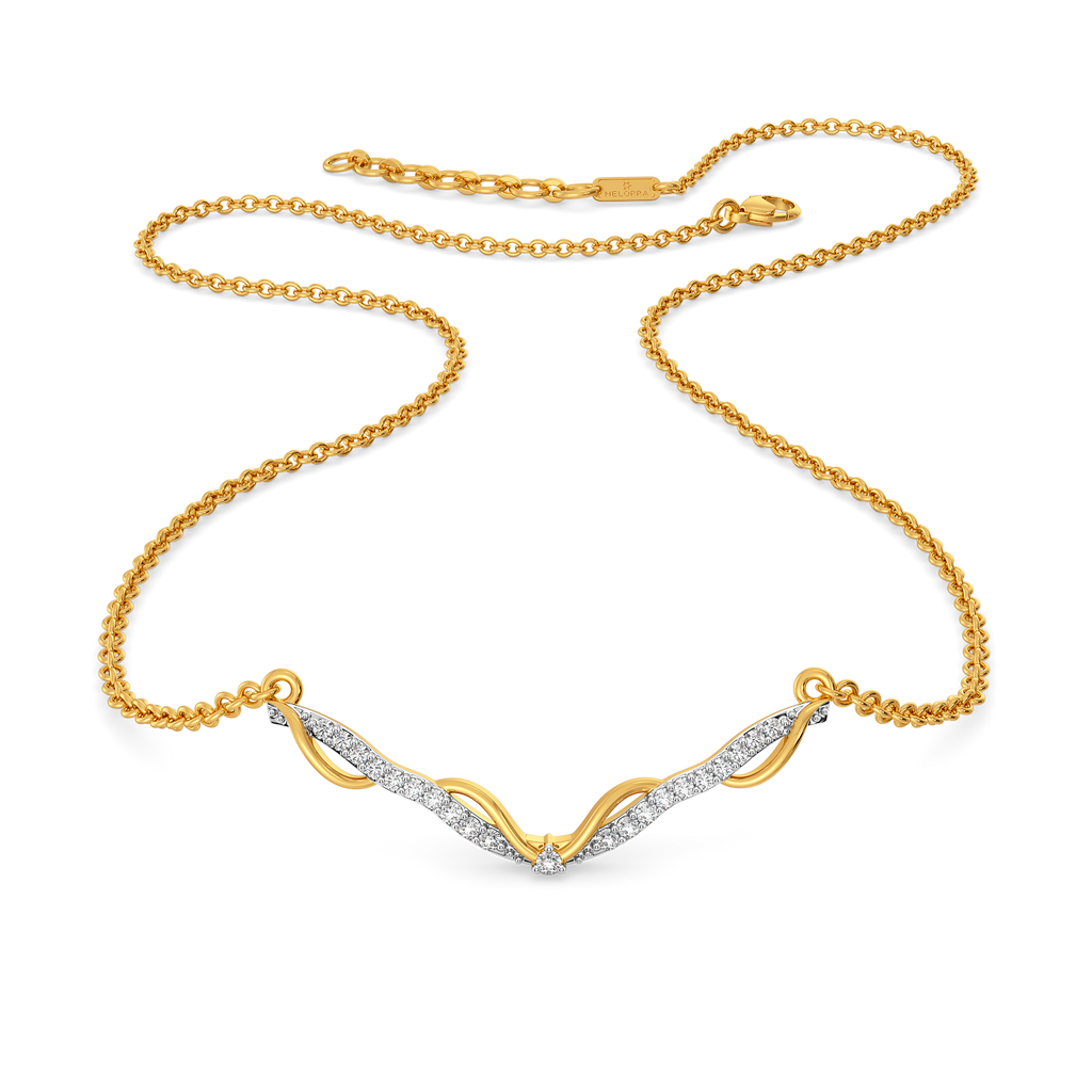 Unevenly Chic Diamond Necklaces