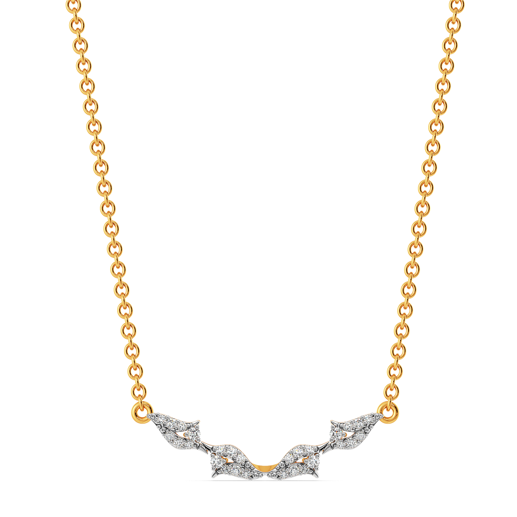 Twist in Style Diamond Necklaces