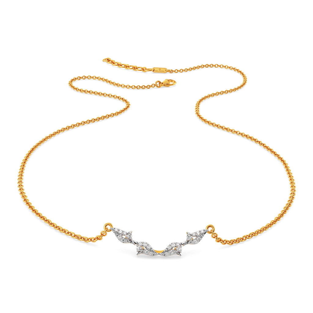 Twist in Style Diamond Necklaces