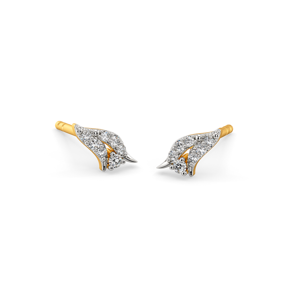 Twist in Style Diamond Earrings