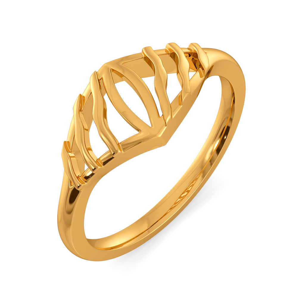 Exotic Allure Gold Rings