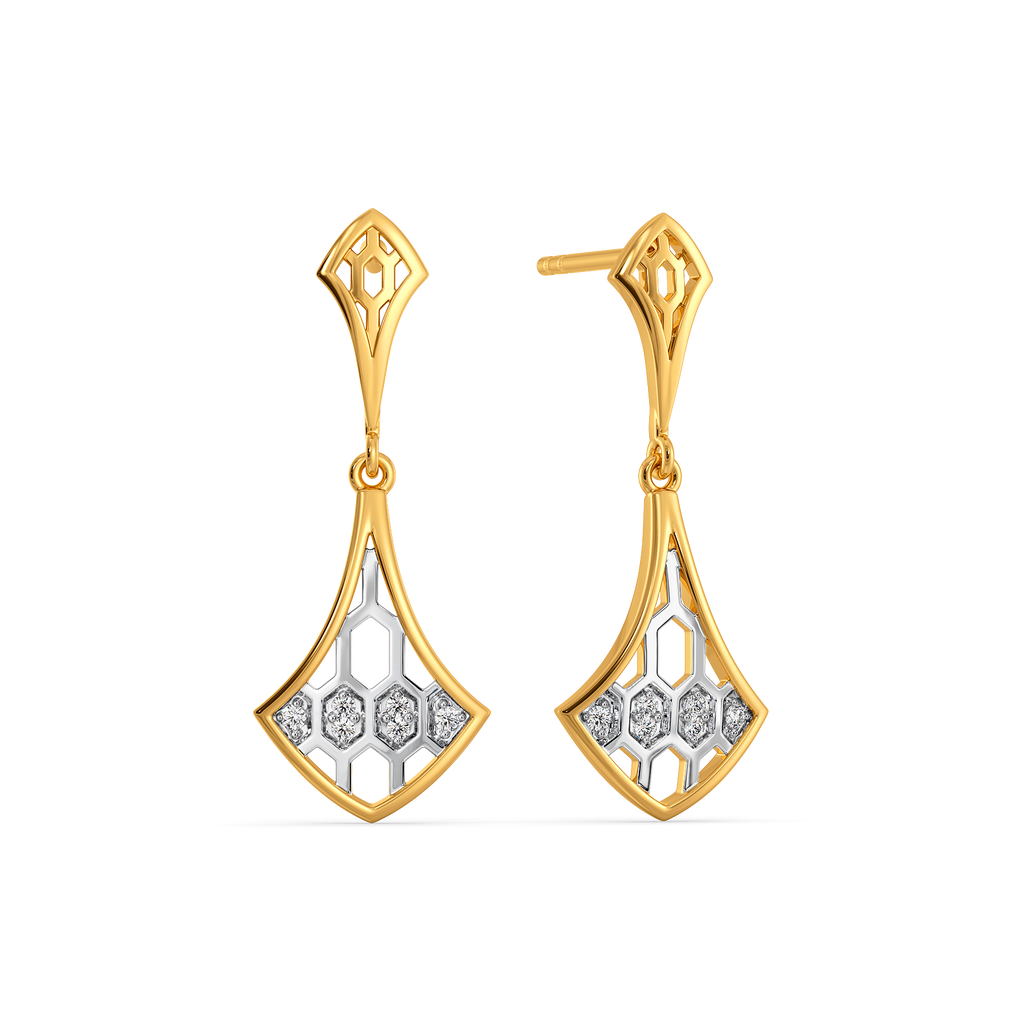 Dramaticaly Ferocious Diamond Earrings