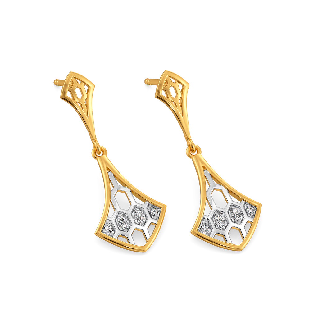Dramaticaly Ferocious Diamond Earrings