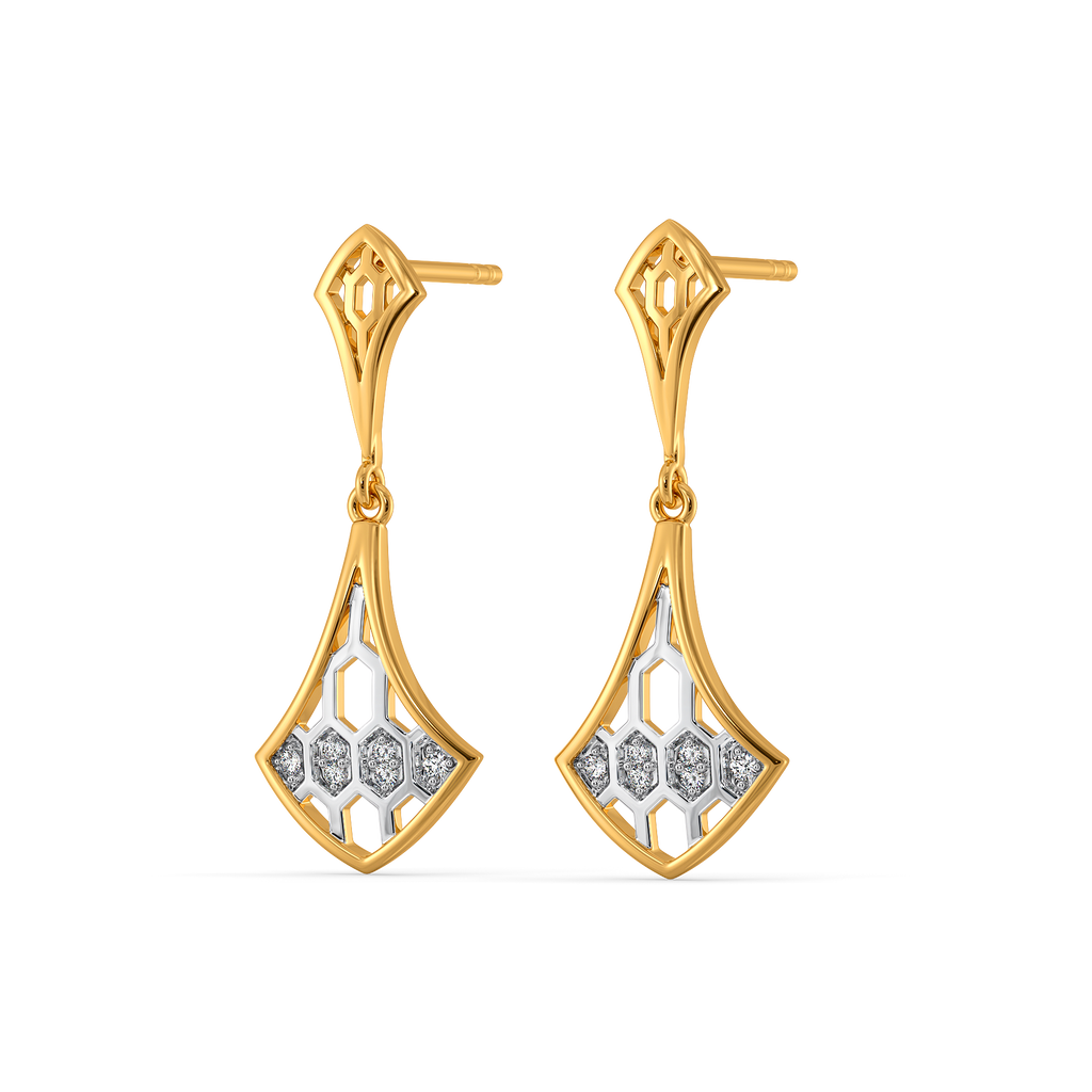 Dramaticaly Ferocious Diamond Earrings