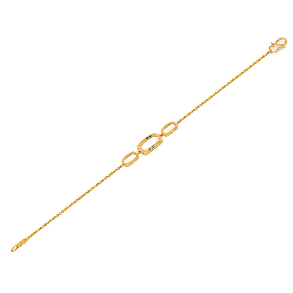 Boldly Black Gold Bracelets
