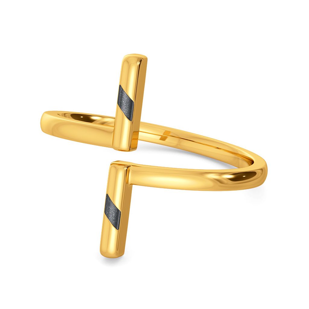 Timeless Black Gold Rings alternate view 3