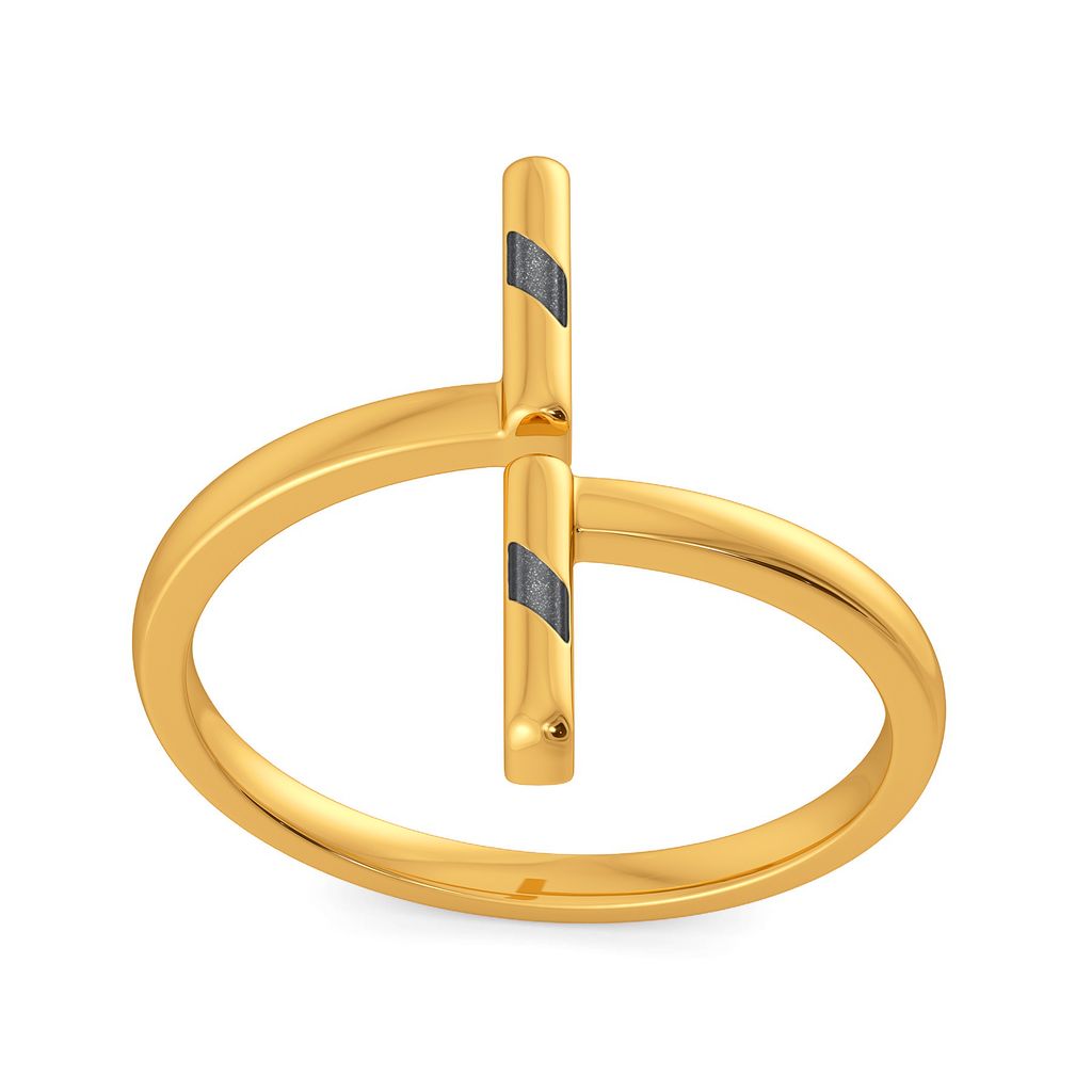 Timeless Black Gold Rings alternate view 2