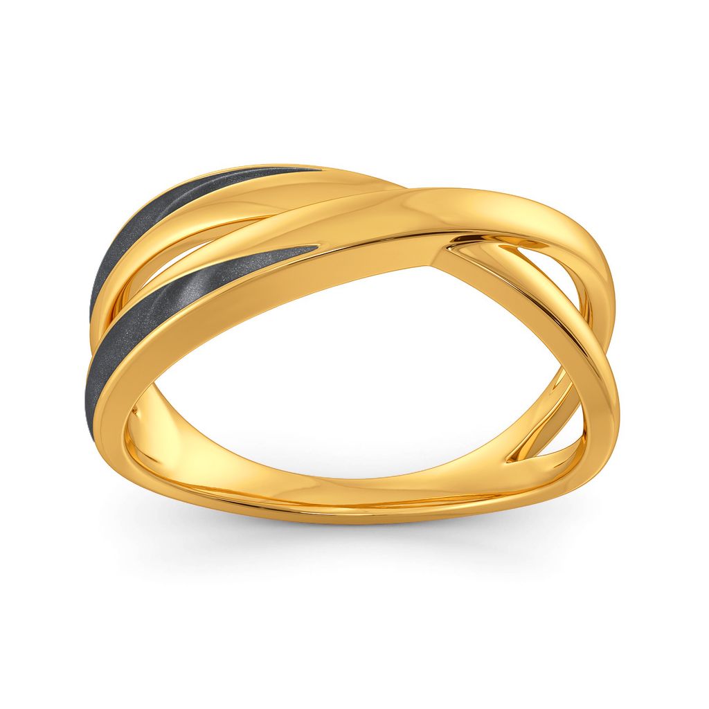 Black Haunts Gold Rings alternate view 2