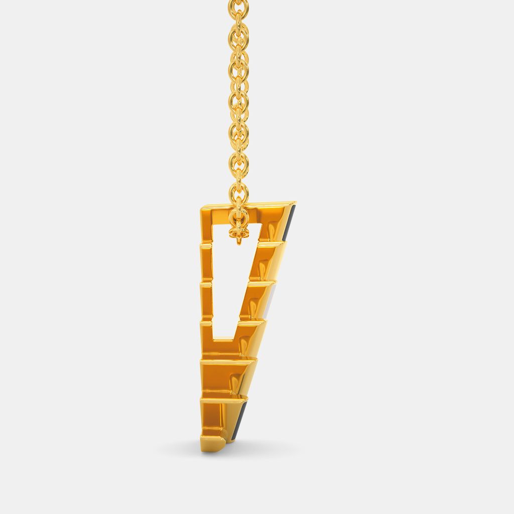 Striped Right Gold Pendants