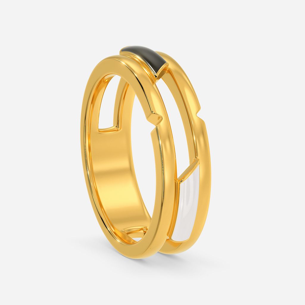My Kinda Stripe Gold Rings image