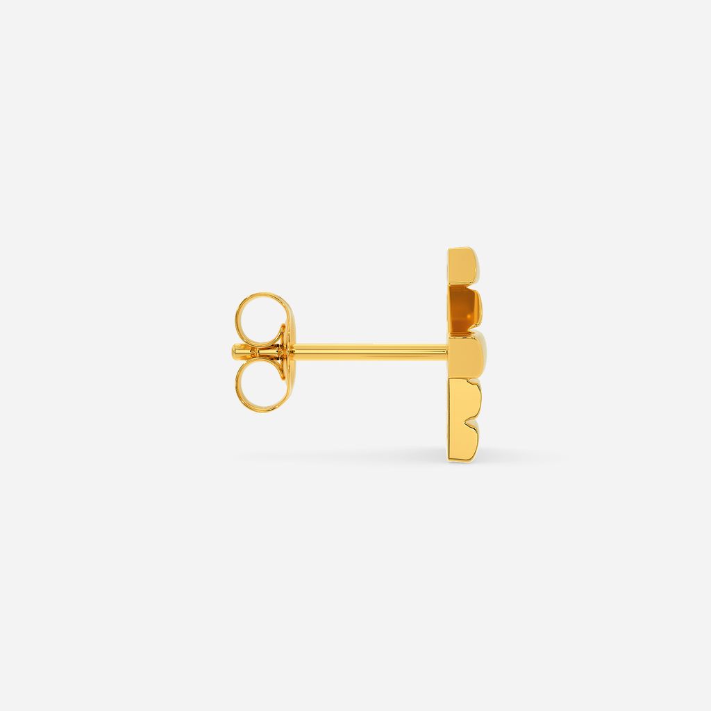 My Kinda Stripe Gold Earrings
