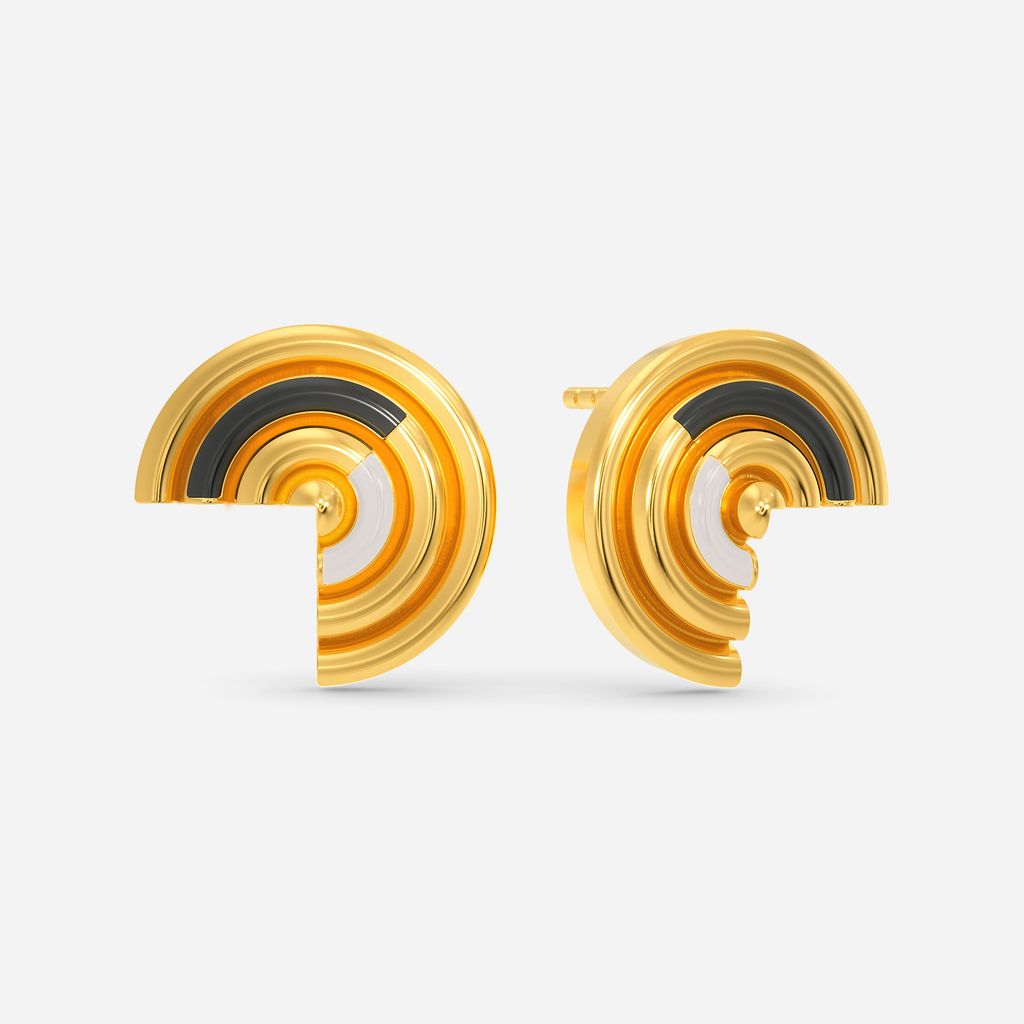 Barcode Bae Gold Earrings