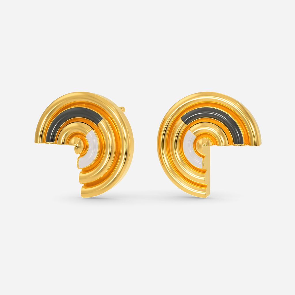 Barcode Bae Gold Earrings