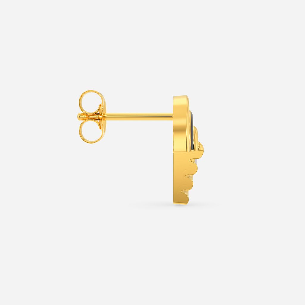 Barcode Bae Gold Earrings