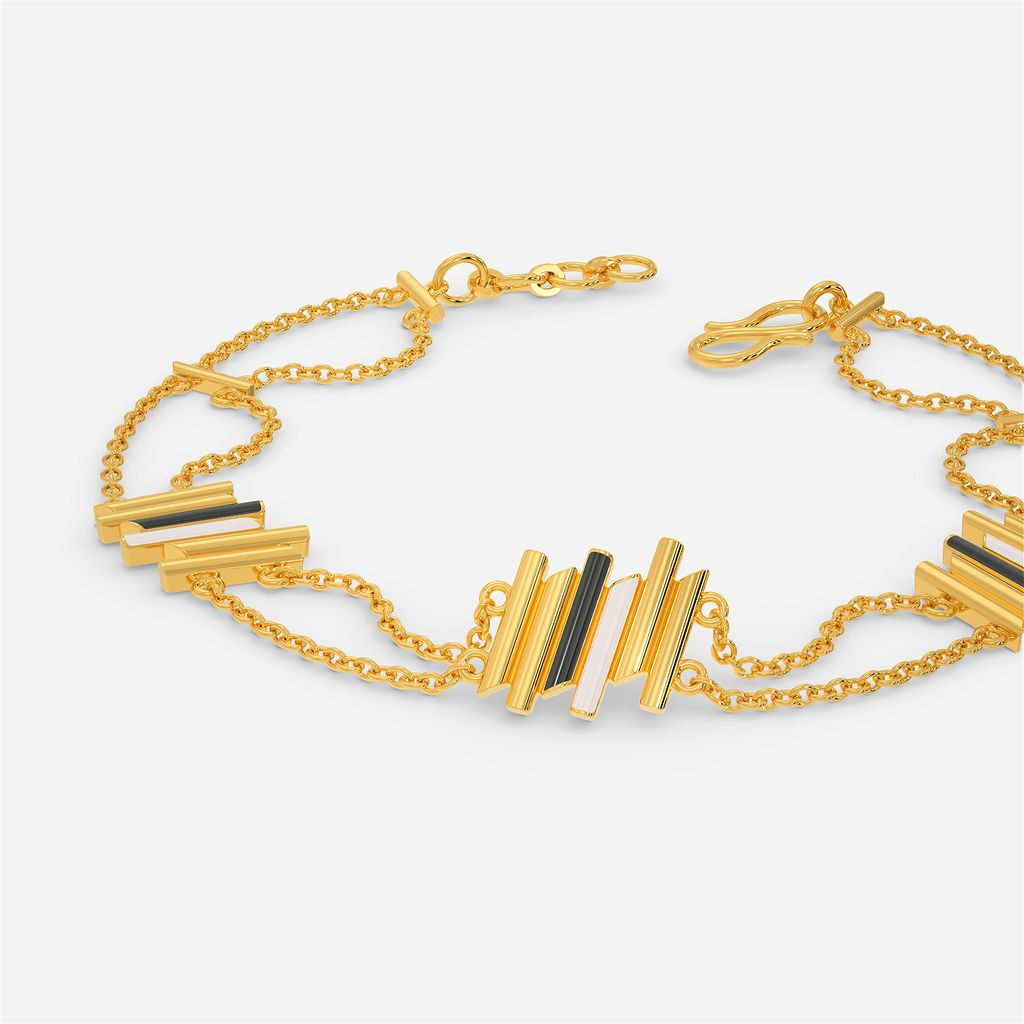 Pencil Panache Gold Bracelets