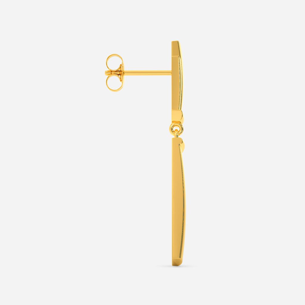 Stripes Gone Wild Gold Earrings