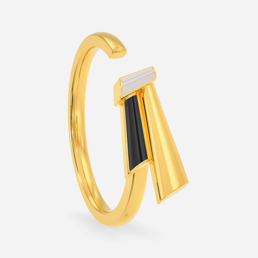Stripes Gone Wild Gold Rings image