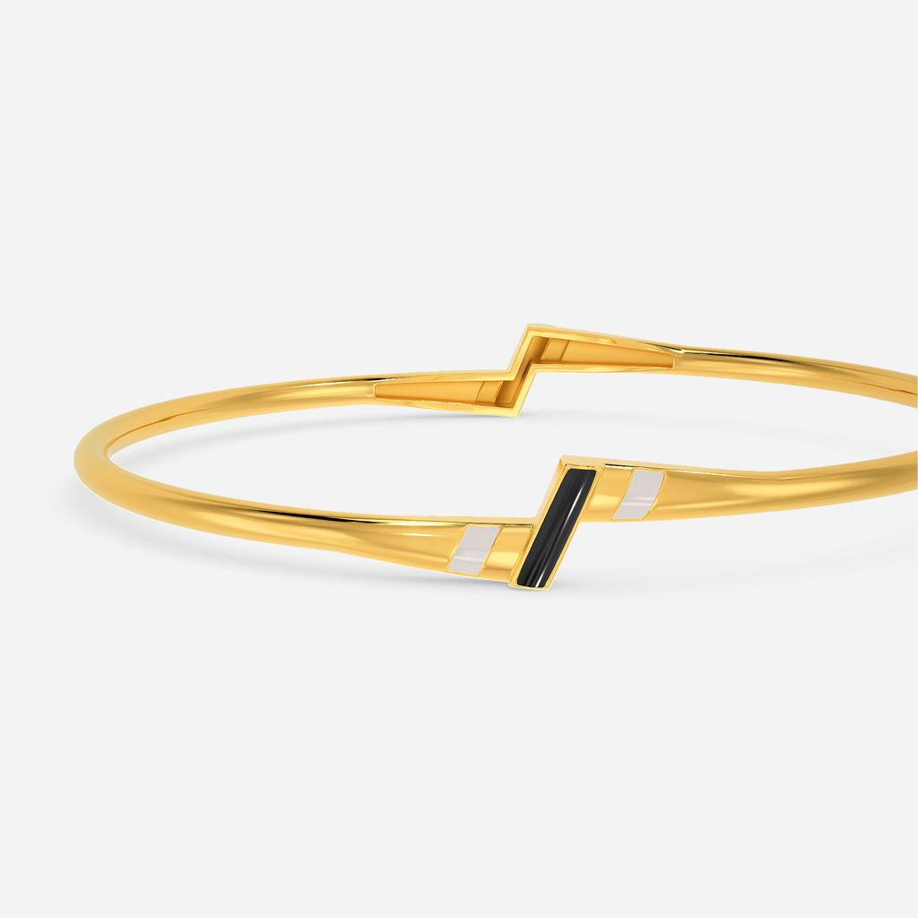 Stripes Gone Wild Gold Bangles