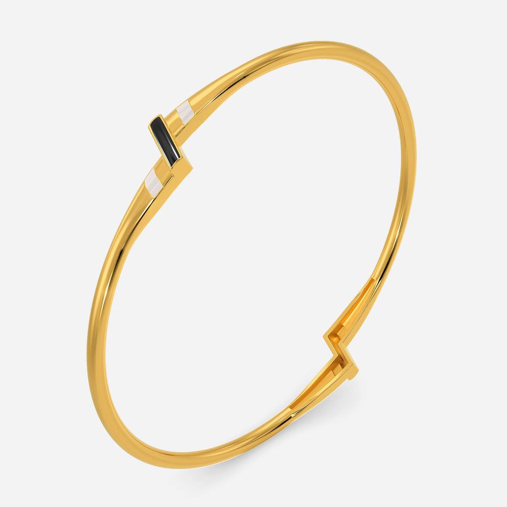 Stripes Gone Wild Gold Bangles