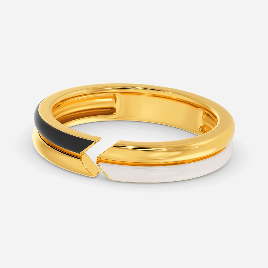 Stripe Two Gold Rings alternate view 2