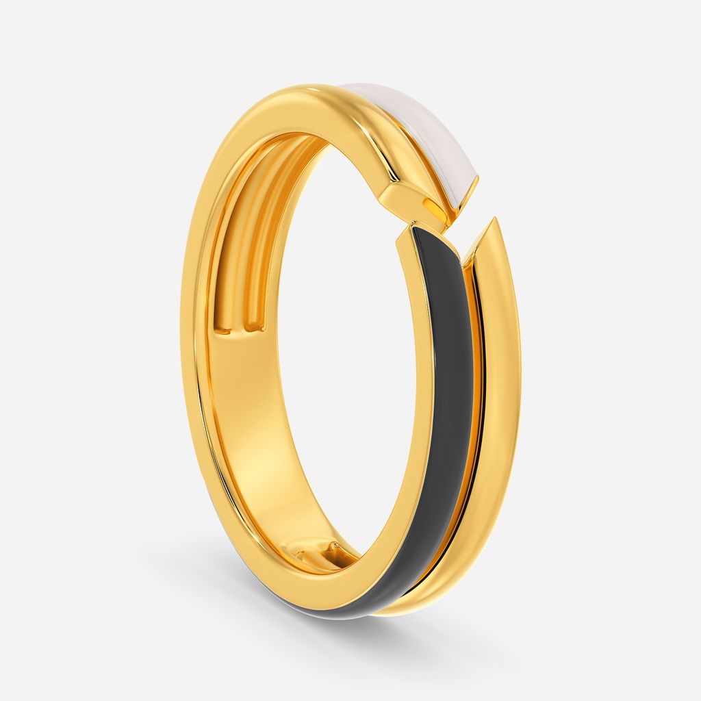 Stripe Two Gold Rings image