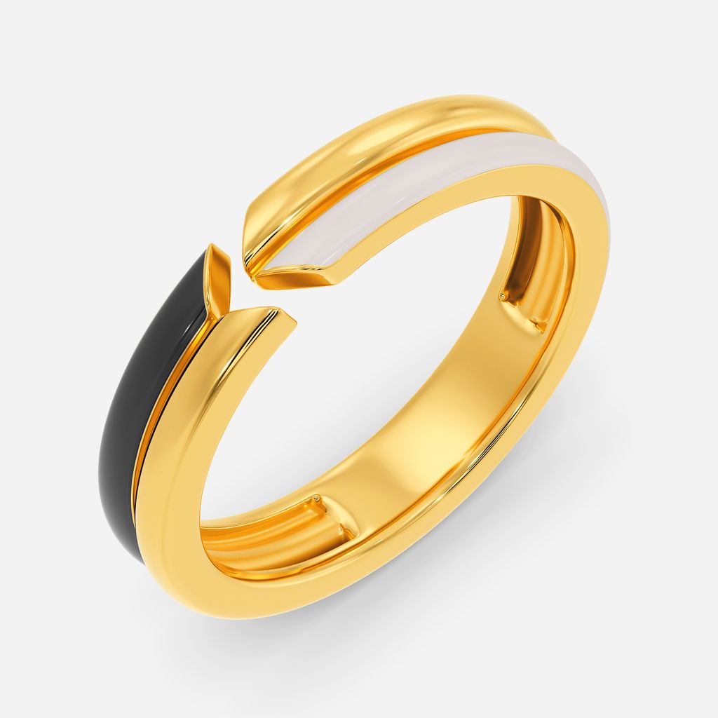 Stripe Two Gold Rings