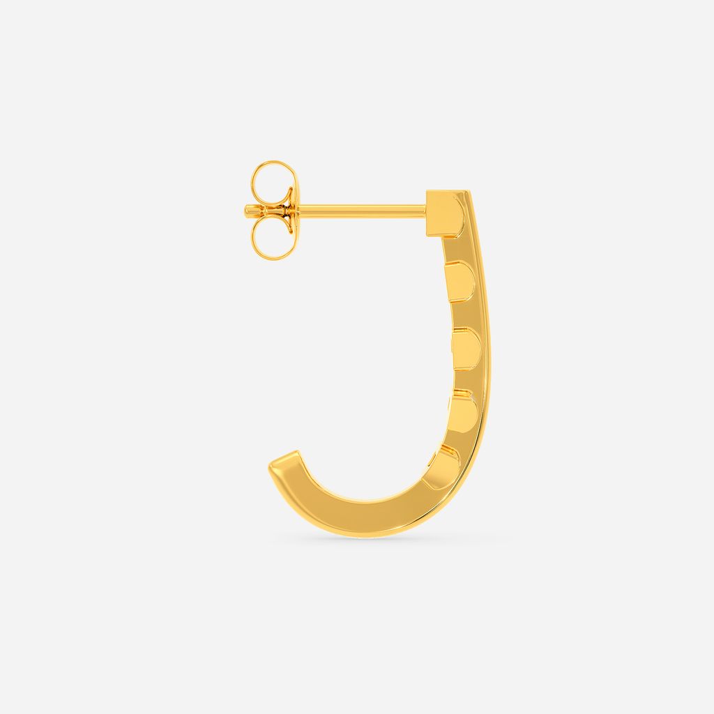 Breton Bars Gold Earrings