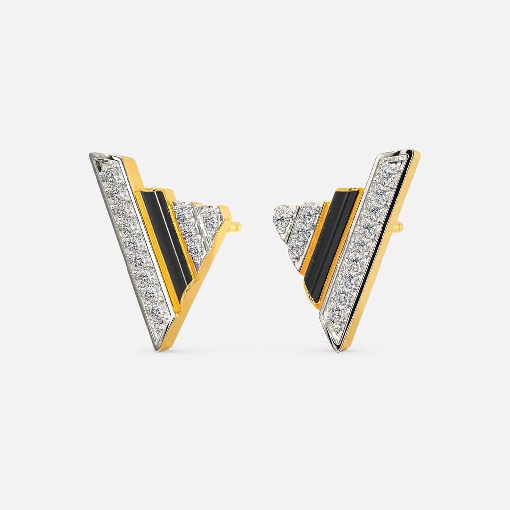 Stripe Tribe Diamond Earrings