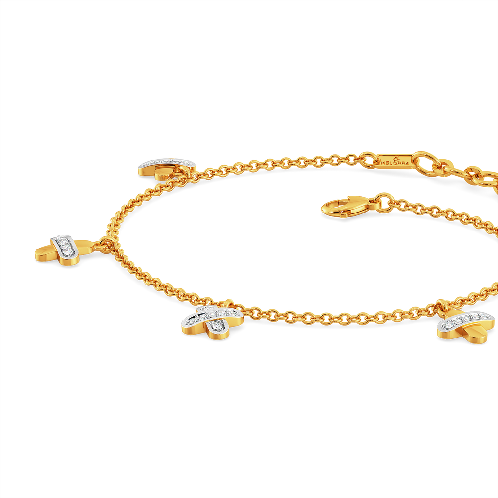 Cross Multiply Diamond Bracelets