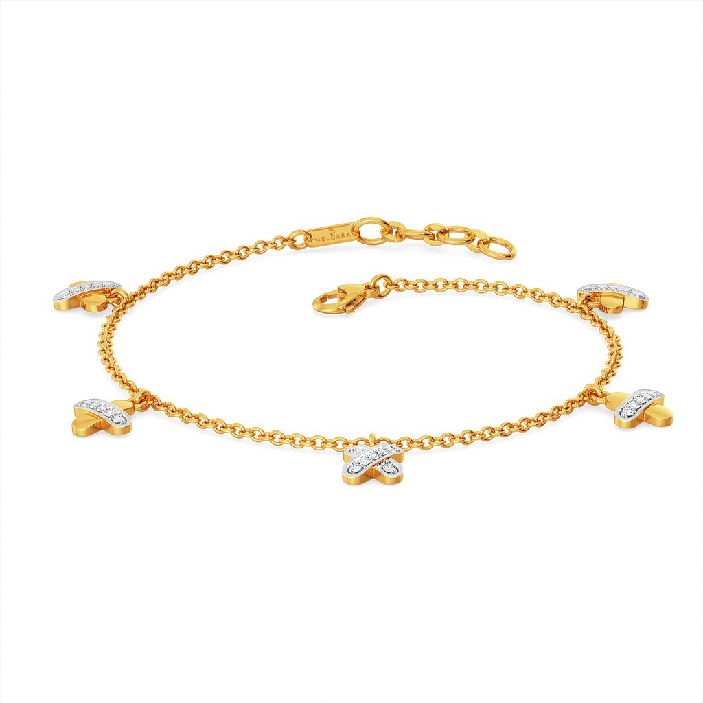 Cross Multiply Diamond Bracelets