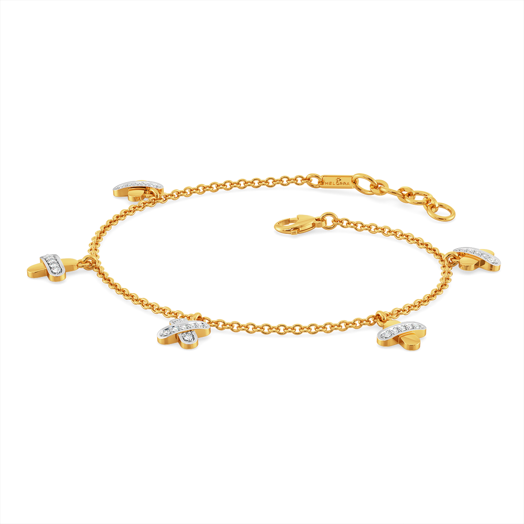 Cross Multiply Diamond Bracelets