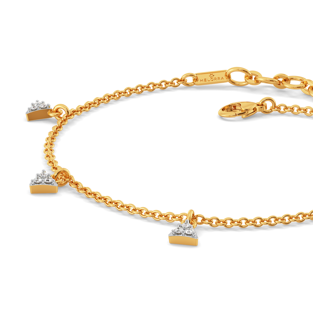 Upside Down Diamond Bracelets