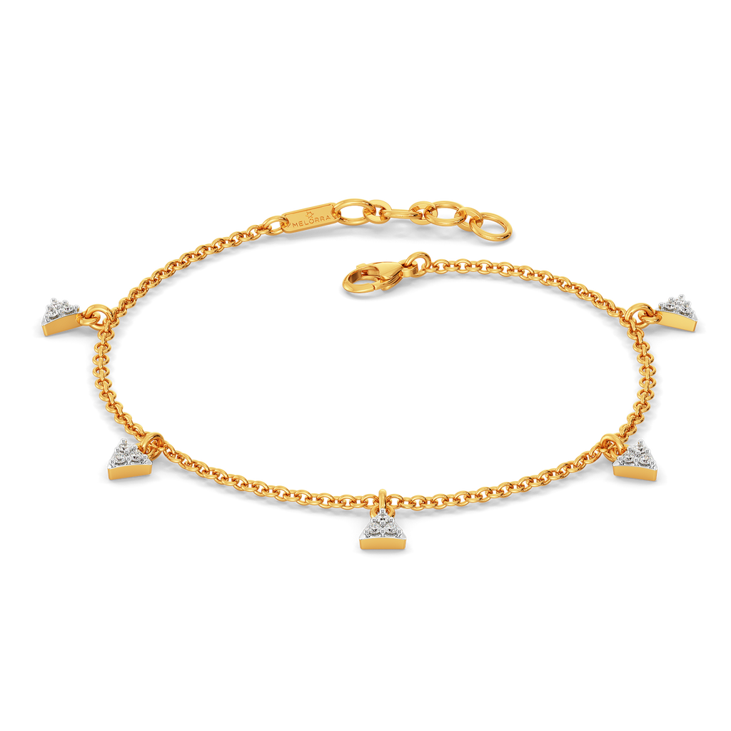 Upside Down Diamond Bracelets