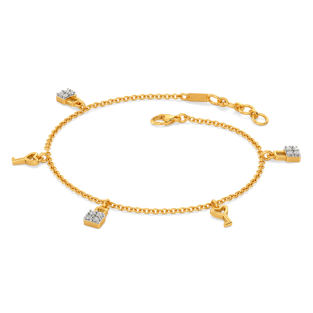 Key to my Lock Diamond Bracelets